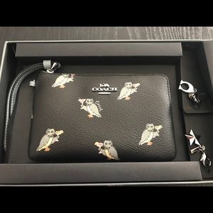 Coach wristlet owls